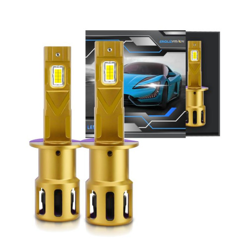 Ampoules de phare LED H1 35 W 3 500 lm 6 500 K (jaune/violet) SH603A8-09